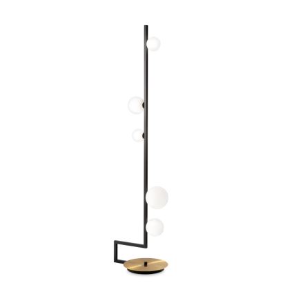 Ideal Lux - Lampada LED da terra BIRDS 5xG9/3W/230V nero/oro