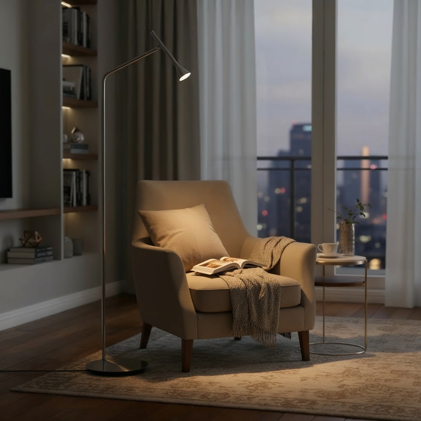 Ideal Lux - Lampada LED da terra DIESIS LED/4,5W/230V CRI 95 oro