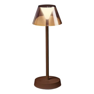 Ideal Lux - Lampada LED dimmerabile a tocco LOLITA LED/2,8W/5V 2200 mAh IP54 marrone