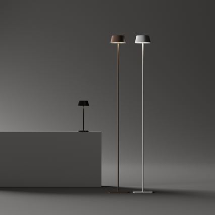Ideal Lux - Lampada da esterno dimmerabile a LED con controllo touch PURE LED/1,5W/3,7V 2200 mAh CRI 90 IP54 nero