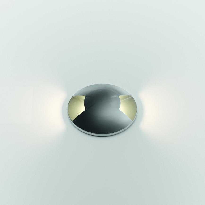 Ideal Lux - Lampada LED segnapasso ROCKET LED/3W/230V CRI 90 IP65 cromo opaco