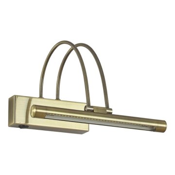 Ideal Lux - Lampada per quadri a LED BOW LED/3,5W/230V CRI 90 26 cm ottone