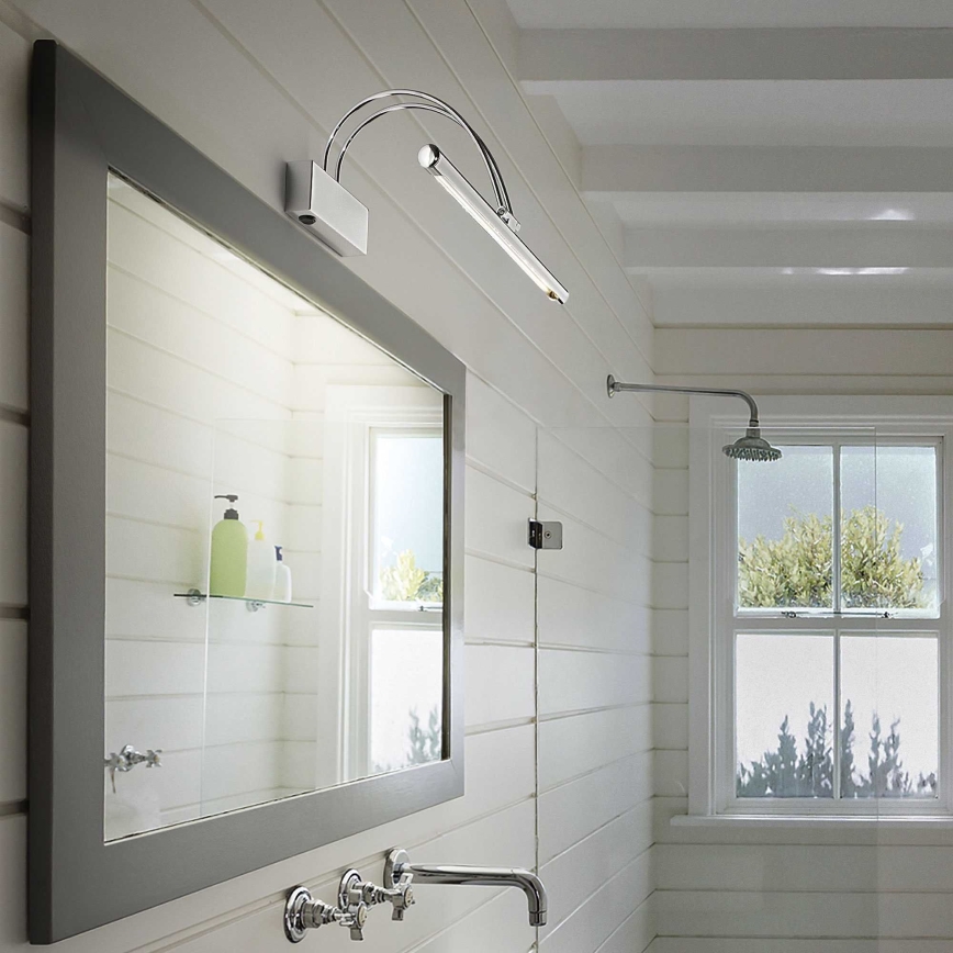 Ideal Lux - Lampada per quadri MIRROR LED/4,6W/230V, cromo lucido