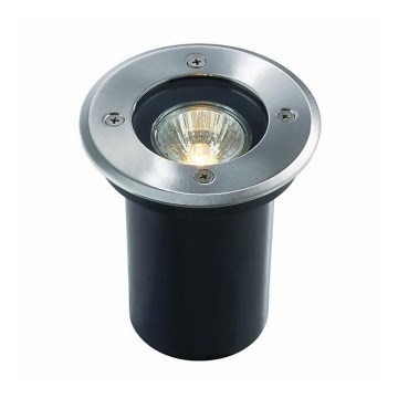 Ideal Lux - Lampada segnapasso da esterno PARK 1xGU10/20W/230V IP65 cromo opaco