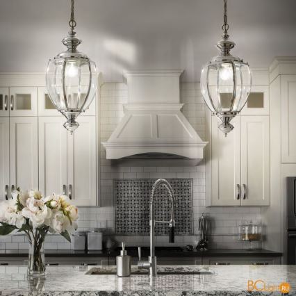 Ideal Lux - Lampadario a catena 1xE27/60W/230V Ø 25 cm cromo lucido