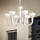 Ideal Lux - Lampadario a catena BON BON 8xE14/28W/230V diam. 95,5 cm bianco