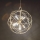 Ideal Lux - Lampadario a catena KONSE 7xE27/60W/230V Ø 80 cm dorato