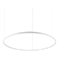 Ideal Lux - Lampadario a cavo LED ORACLE SLIM LED/53W/230V 2700K CRI 90 Ø 90 cm bianco