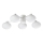 Ideal Lux - Lampadario a plafone LED HERMES 5xG9/3W/230V diametro 60 cm bianco
