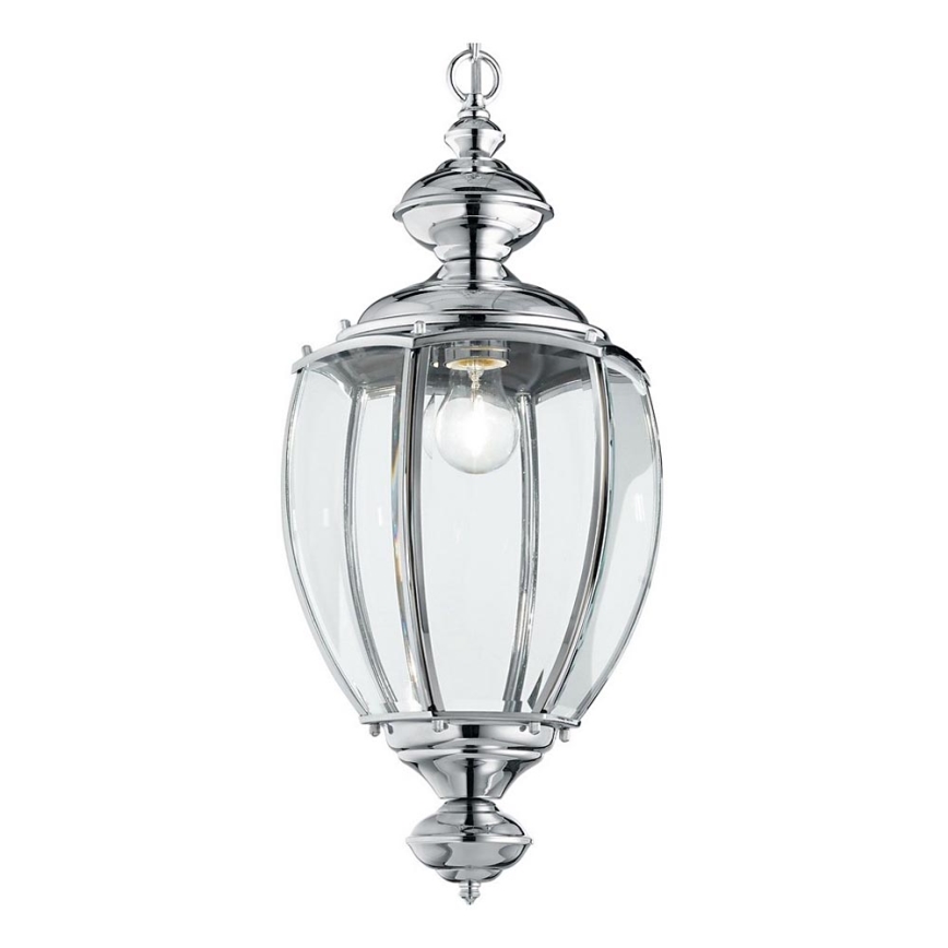 Ideal Lux - Lampadario a sospensione con catena 1xE27/60W/230V cromo lucido