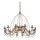 Ideal Lux - Lampadario a sospensione con catena CORTE 12xE14/40W/230V diametro 95 cm rame