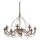 Ideal Lux - Lampadario a sospensione con catena CORTE 8xE14/40W/230V diametro 80 cm rame