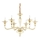 Ideal Lux - Lampadario a sospensione con catena DANIELI 6xE14/40W/230V diametro 85 cm ottone