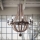 Ideal Lux - Lampadario a sospensione con catena MILLENNIUM 8xE14/40W/230V diametro 92 cm Betulla/marrone