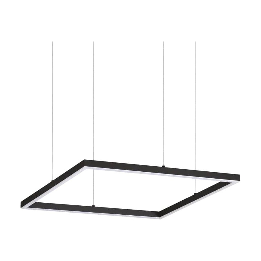 Ideal Lux - Lampadario LED a sospensione con cavo ORACLE SLIM LED/33W/230V 3000K CRI 90 50x50 cm nero