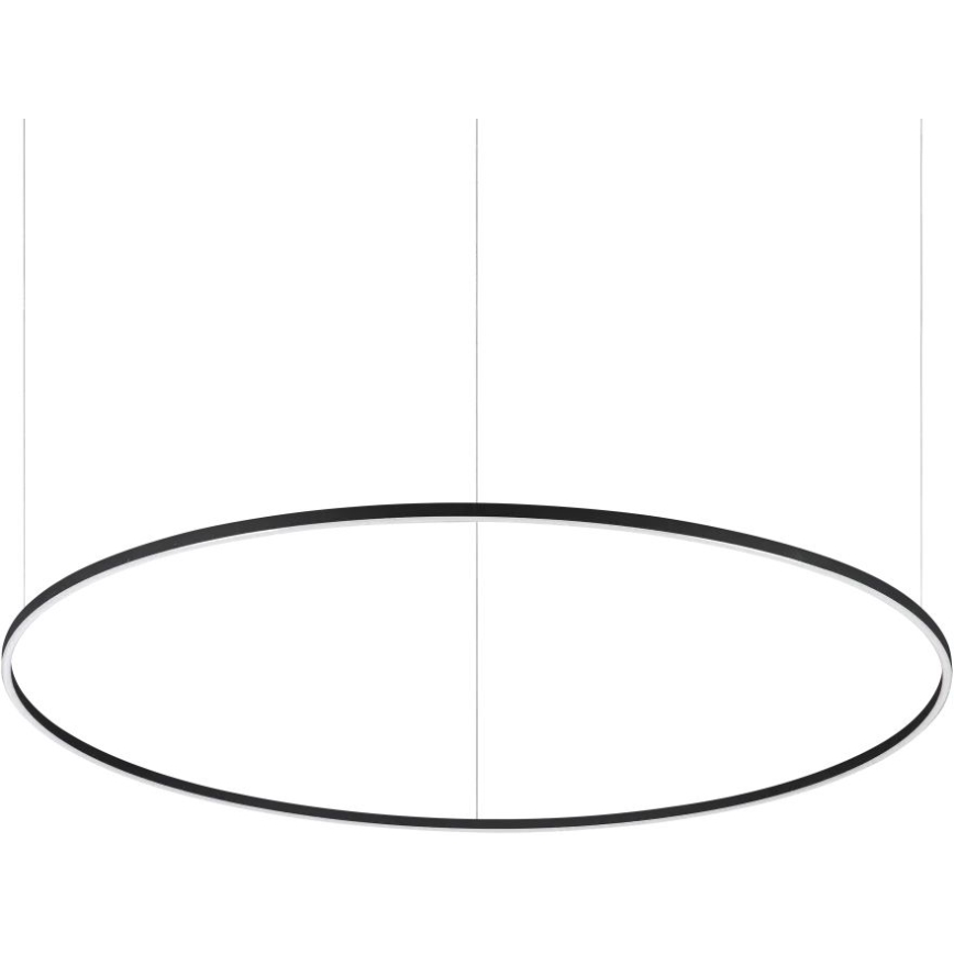 Ideal Lux - lampadario LED a sospensione con cavo ORACLE SLIM LED/83W/230V 2700K CRI 90 diam. 150 cm nero