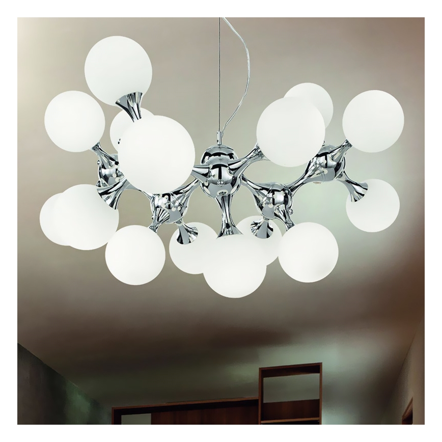 Ideal Lux - Lampadario a sospensione con filo 15xE14/40W/230V
