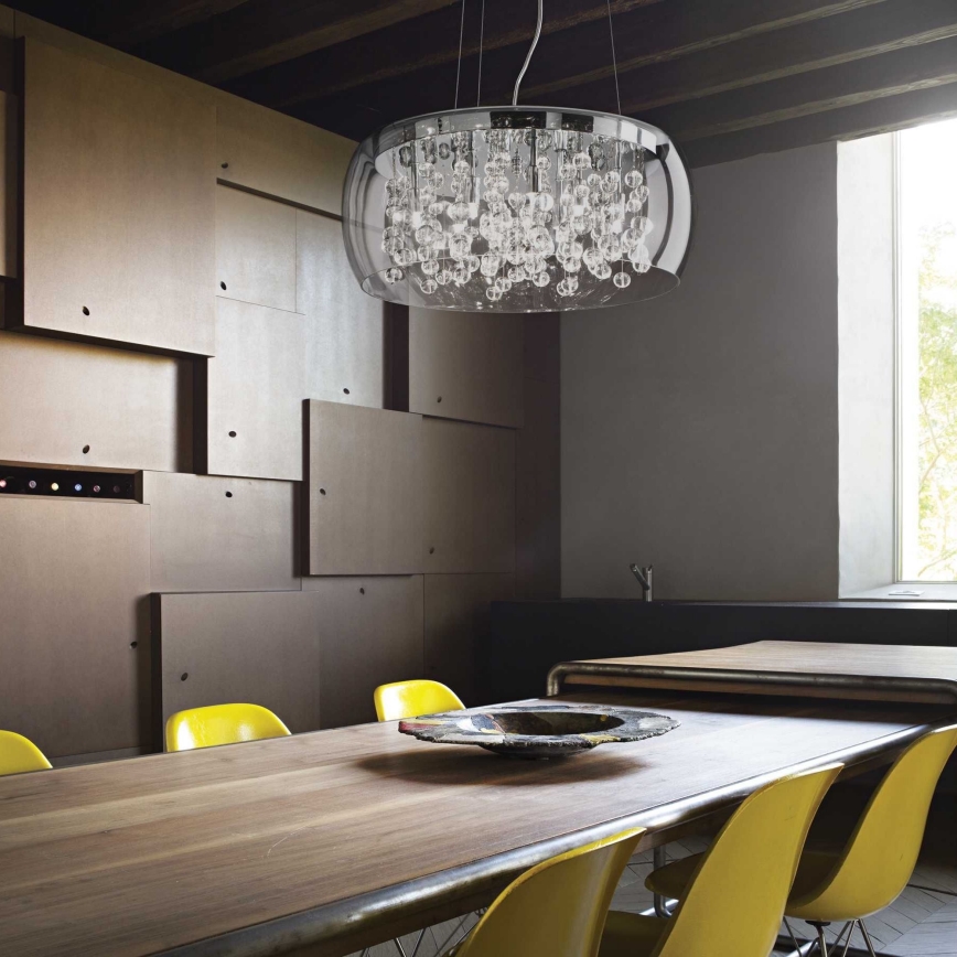Ideal Lux – Lampadario a sospensione con filo AUDI 8×G9/40W/230V