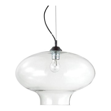 Ideal Lux - Lampadario a sospensione con filo BISTRO 1xE27/60W/230V diametro 40 cm limpido