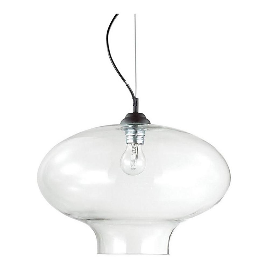 Ideal Lux - Lampadario a sospensione con filo BISTRO 1xE27/60W/230V diametro 40 cm limpido