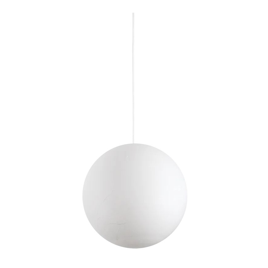 Ideal Lux - Lampadario a sospensione con filo CARTA 1xE27/25W/230V diametro 40 cm bianco
