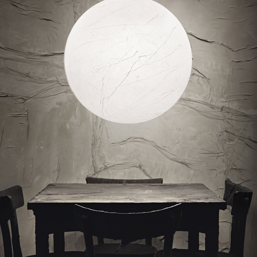Ideal Lux - Lampadario a sospensione con filo CARTA 1xE27/60W/230V diametro 60 cm bianco