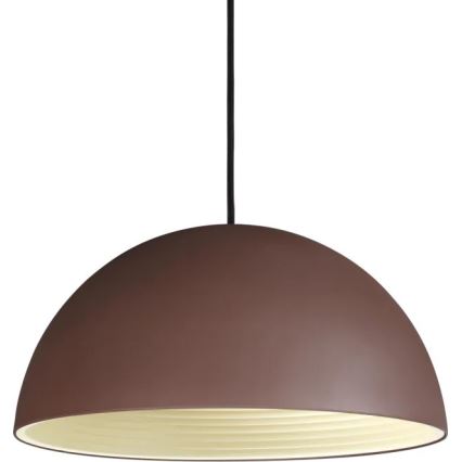 Ideal Lux - Lampadario a sospensione con filo FOLK 1xE27/60W/230V diametro 40 cm marrone