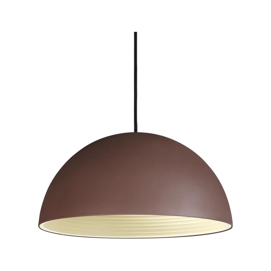 Ideal Lux - Lampadario a sospensione con filo FOLK 1xE27/60W/230V diametro 40 cm marrone