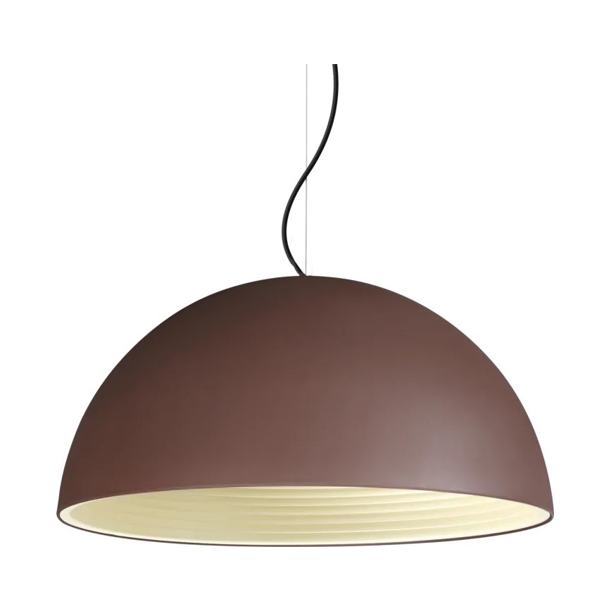 Ideal Lux - Lampadario a sospensione con filo FOLK 1xE27/60W/230V diametro 50 cm marrone