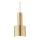 Ideal Lux - Lampadario a sospensione con filo HOLLY 1xE27/60W/230V diametro 12 cm ottone