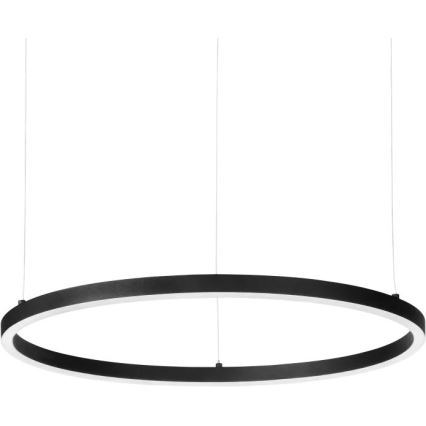 Ideal Lux - Lampadario a sospensione con filo LED dimmerabile ORACLE SLIM LED/40W/230V 4000K diametro 70 cm CRI 90 nero