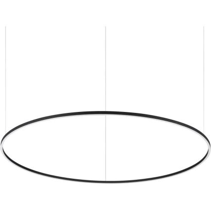 Ideal Lux - Lampadario a sospensione con filo LED dimmerabile ORACLE SLIM LED/83W/230V 4000K diametro 150 cm CRI 90 nero