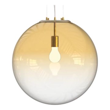 Ideal Lux - Lampadario a sospensione con filo MAPA 1xE27/42W/230V diametro 50 cm oro/fumé