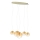 Ideal Lux - Lampadario a sospensione con filo MAPA 5xE27/42W/230V oro/fumé