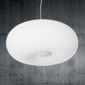 Ideal Lux - Lampadario a sospensione con filo ULISSE 3xE27/60W/230V diametro 52 cm bianco