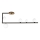 Ideal Lux - Lampadario a sospensione con supporto rigido LED BIRDS 5xG9/3W/230V nero/oro
