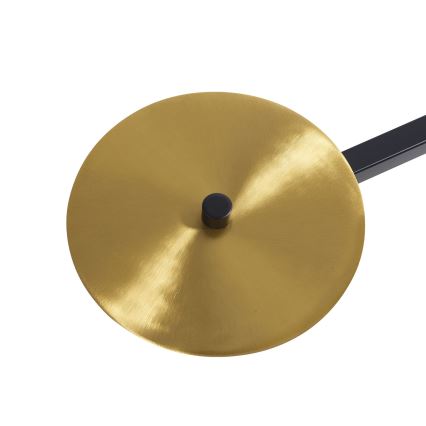 Ideal Lux - Lampadario a sospensione con supporto rigido LED BIRDS 5xG9/3W/230V nero/oro