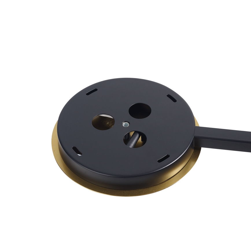 Ideal Lux - Lampadario a sospensione con supporto rigido LED BIRDS 5xG9/3W/230V nero/oro