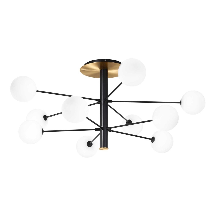Ideal Lux - Lampadario a sospensione con supporto rigido LED COSMOPOLITAN 10xG9/3W/230V diametro 124 cm nero