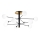 Ideal Lux - Lampadario a sospensione con supporto rigido LED COSMOPOLITAN 10xG9/3W/230V diametro 124 cm nero