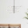 Ideal Lux - Lampadario a sospensione con supporto rigido LED EQUINOXE 12xG4/2W/230V diametro 124 cm cromo lucido/limpido