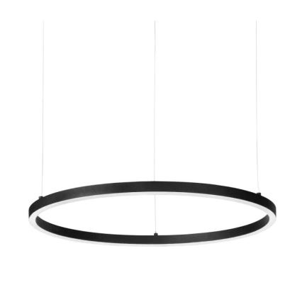 Ideal Lux - Lampadario LED a sospensione con cavo ORACLE SLIM LED/29W/230V 3000K CRI 90 Ø 50 cm nero