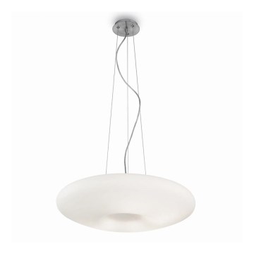 Ideal Lux - Lampadario a sospensione su cavo GLORY 5xE27/60W/230V Ø 60 cm bianco