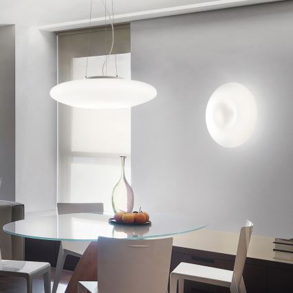 Ideal Lux - Lampadario a sospensione su cavo GLORY 5xE27/60W/230V Ø 60 cm bianco