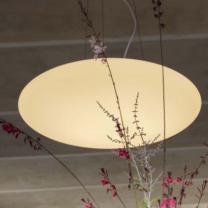 Ideal Lux - Lampadario a sospensione su cavo SMARTIES 5xE27/42W/230V Ø 60 cm bianco