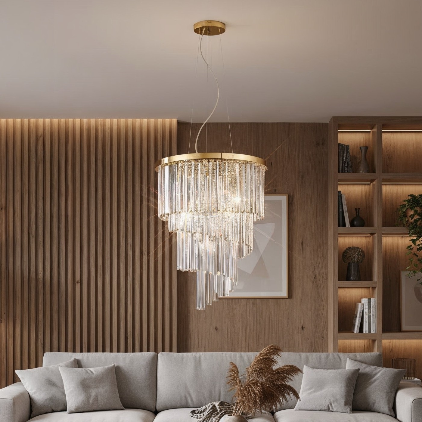 Lampada a sospensione con piume nordiche, paralume per lampadario a sospensione con piume, lampada a sospensione moderna con piume sospese per camera da letto, soggiorno, decorazione per la camera