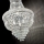 Ideal Lux - Lampadario di cristallo a sospensione con catena DUBAI 10xE14/28W/230V diametro 52 cm cromo lucido