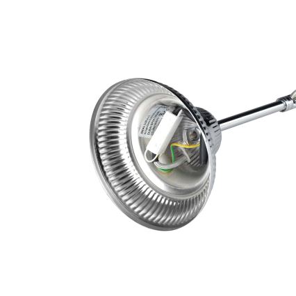 Ideal Lux - Lampadario di cristallo a sospensione con catena DUBAI 24xE14/28W/230V diametro 80 cm cromo lucido