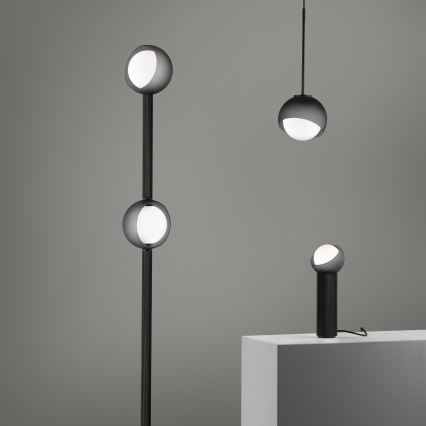 Ideal Lux - Lampadario LED a cavo BLOOM 1xG9/3W/230V diam. 11,5 cm nero