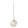Ideal Lux - Lampadario LED a cavo BLOOM 1xG9/3W/230V Ø 11,5 cm oro/beige fumé